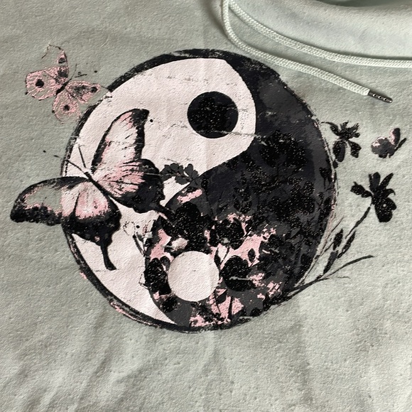 No Boundaries Oversized Long Hoodie with front Pocket- L (Junior 11/13) - Picture 8 of 10